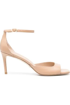 Stuart Weitzman Nudistia 85mm leather sandals