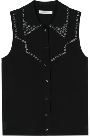 Dorothee Schumacher Stud-embellished knitted top
