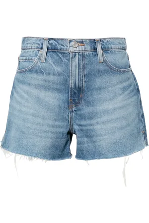 Frame Vintage raw-cut denim shorts
