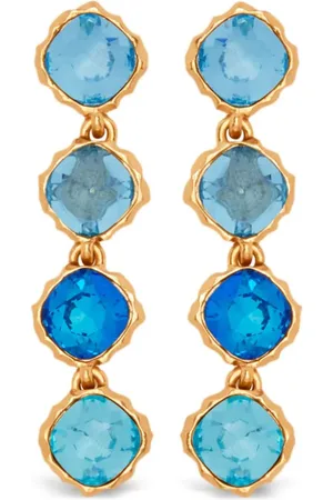 Oscar de la Renta Classic crystal-embellished earrings