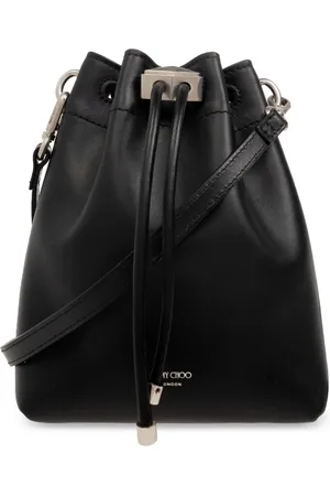 Jimmy Choo Mini Cinch leather bucket bag