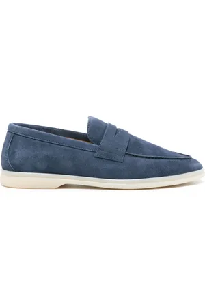 Scarosso Luciano suede penny loafers