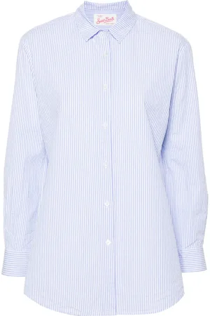 MC2 SAINT BARTH Brigitte seersucker shirt