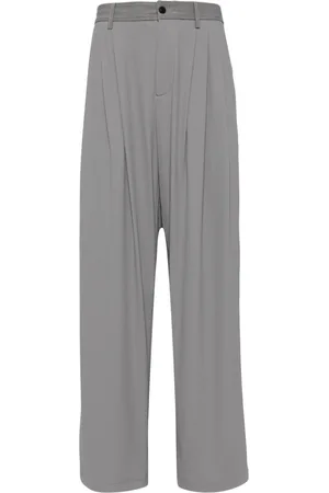 CROQUIS Darted straight-leg trousers