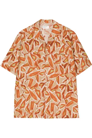 Universal Works Artist Flower linen-cotton shirt