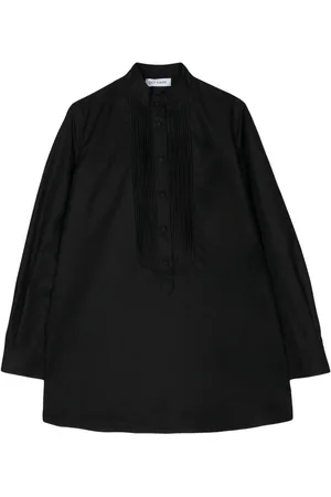 DICE KAYEK Pleat-detail cotton blouse