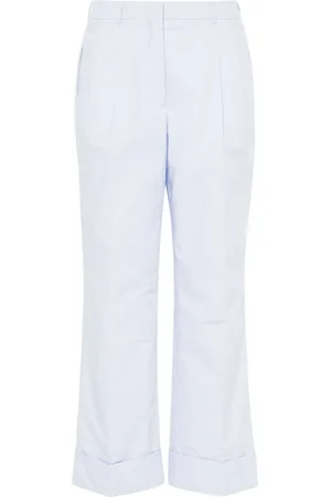 OFFICINE GENERALE Willow high-waist straight trousers