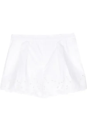 DICE KAYEK Embroidered cotton shorts