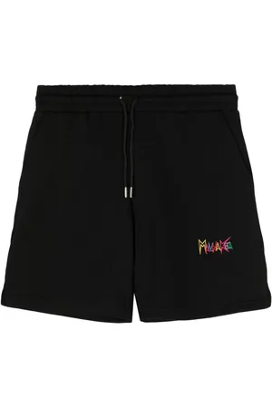 MAUNA KEA Logo-embroidered cotton track shorts
