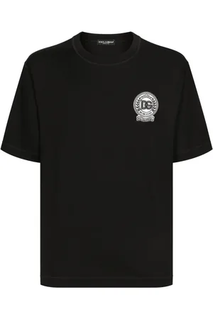 Dolce & Gabbana DG-embroidered cotton T-shirt