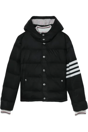 Thom Browne 4-Bar hooded puffer jacket