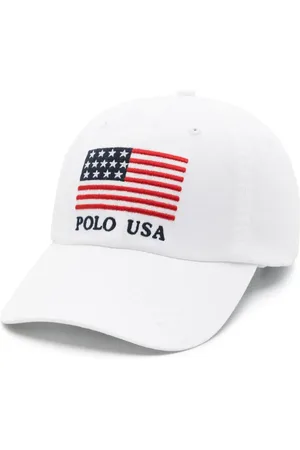 Ralph Lauren Flag-embroidered baseball cap