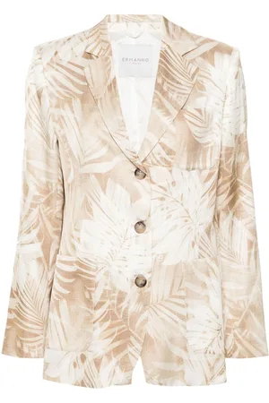 Ermanno Firenze Forest-print blazer