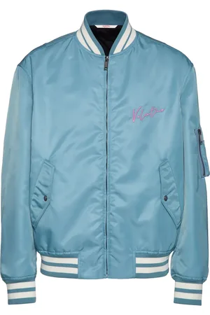 VALENTINO GARAVANI Logo-embroidered bomber jacket