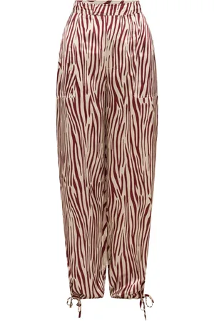 Nicholas Nori ankle-cuff silk pants