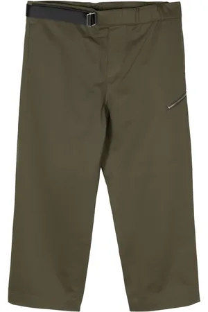 OAMC Belted cropped trousers
