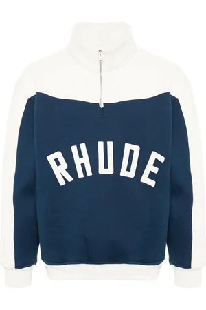Rhude Contrast Varsity cotton sweatshirt