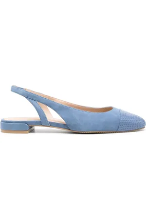 Stuart Weitzman Sleek slingback leather pumps