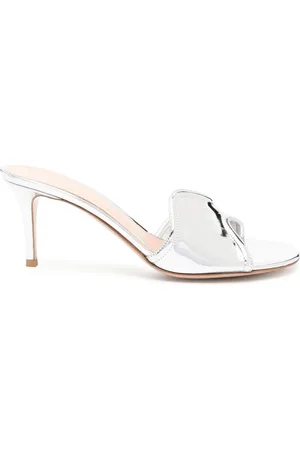 Gianvito Rossi Lucrezia 70mm leather mules