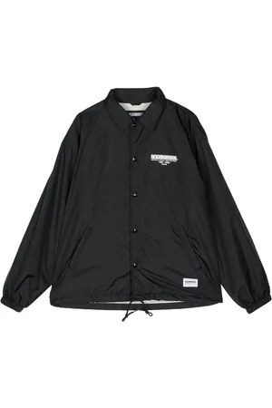 NEIGHBORHOOD Logo-print taffeta windbreaker