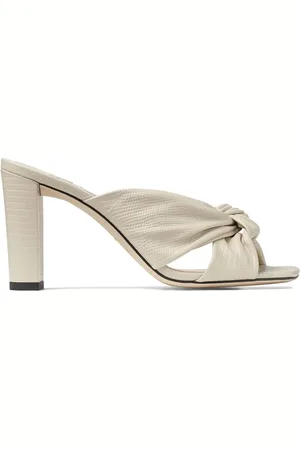 Jimmy Choo 85mm Avenue twist-detailing mules