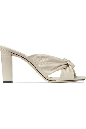 Jimmy Choo 85mm Avenue twist-detailing sandals