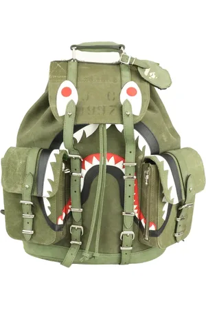 READYMADE X A BATHING APE?? buckled canvas backpack