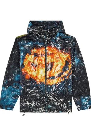 Diesel J-Warrett-Poster hooded jacket