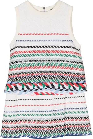 CHANEL Embroidered sleeveless dress