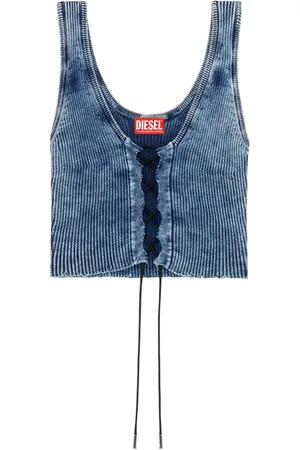 Diesel Lace-up crop top