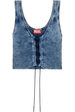 Diesel Lace-up crop top