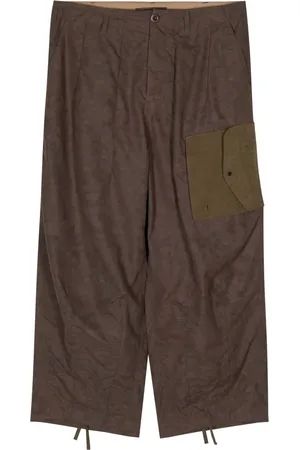 Ten Cate Camouflage-print wide-leg trousers