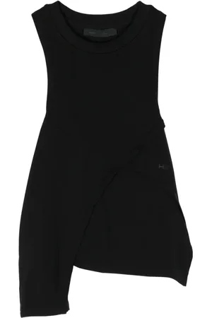 HELIOT EMIL Asymmetric jersey tank top