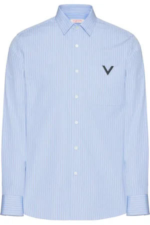 VALENTINO GARAVANI V-detail cotton shirt