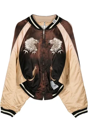 Maison Mihara Yasuhiro Souvenir cropped bomber jacket