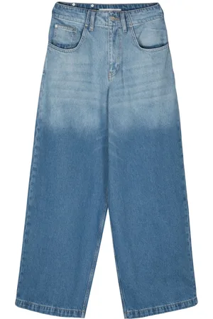 DION LEE Low-rise wide-leg jeans