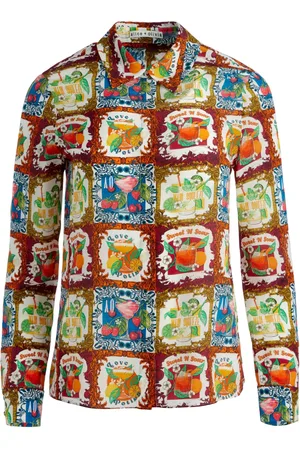 ALICE+OLIVIA Willa silk shirt