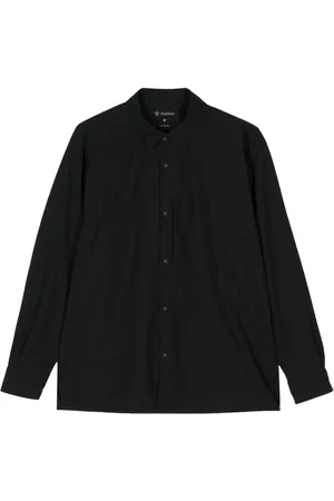 GOLDWIN Logo-embroidered long-sleeve shirt