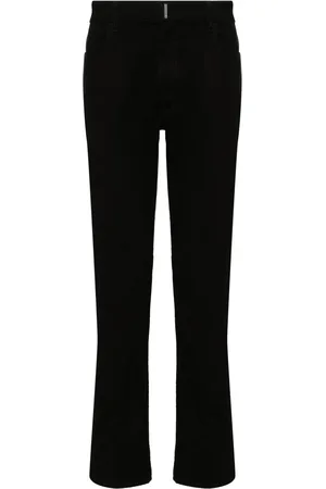 Givenchy Logo-plaque slim-cut jeans