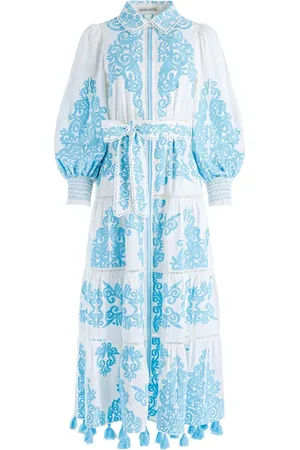 ALICE+OLIVIA Shira floral-embroidered shirtdress