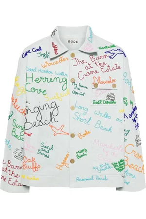 BODE Seashore beaded shirt jacket