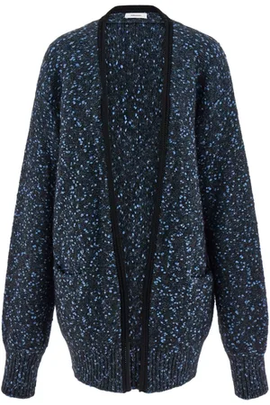 Salvatore Ferragamo Bouclé-design open-front cardigan