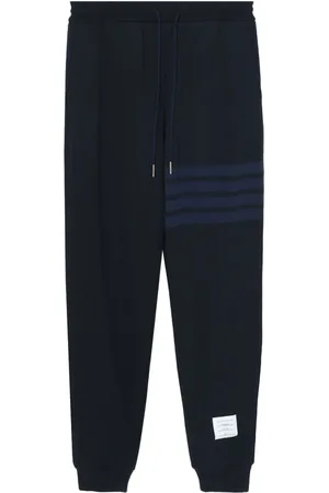 Thom Browne 4-Bar loopback track pants