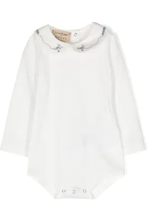 Gucci Logo-embroidery cotton bodysuit