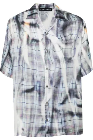 Y / PROJECT Check-print shirt