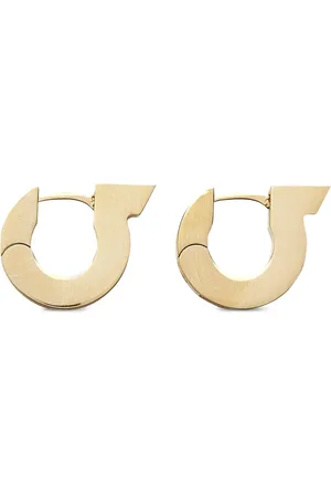 Salvatore Ferragamo Gancini crystal-embellishment earrings