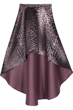 Cynthia Rowley Leopardess satin maxi skirt