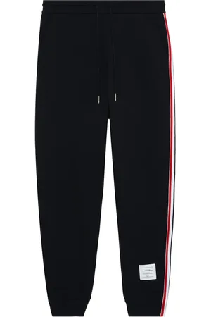 Thom Browne RWB stripe loopback track pants