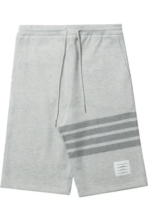 Thom Browne 4-Bar motif drawstring track shorts