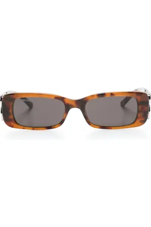 Balenciaga Dynasty rectangle-frame sunglasses